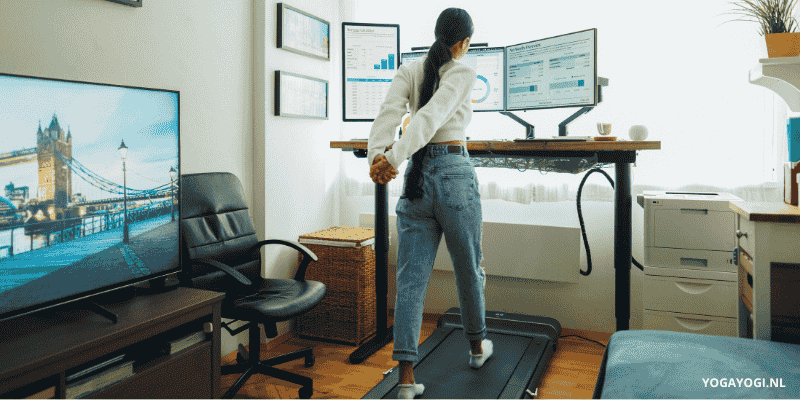 Loopband onder bureau