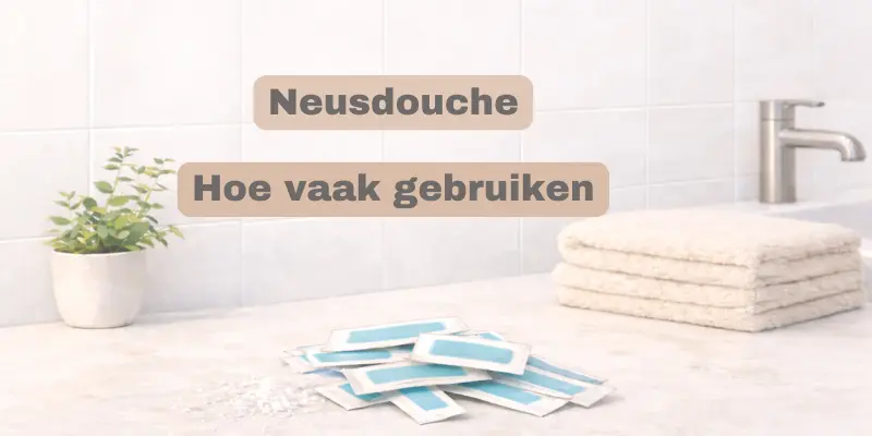 neusdouche hoe vaak gebruiken