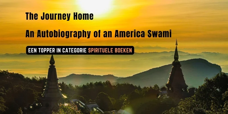 Indiase tempels bij zonsondergang, The Journey Home Radhanath Swami